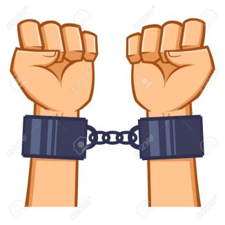 48536931-captured-hand-chained-in-iron-handcuff-vector-illustration