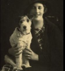 Agatha-Christie-and-dog